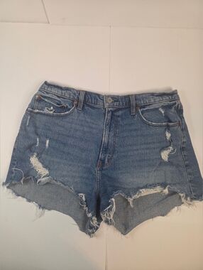 Abercrombie & Fitch Curve Love High Rise Mom Shorts | 31 / 12